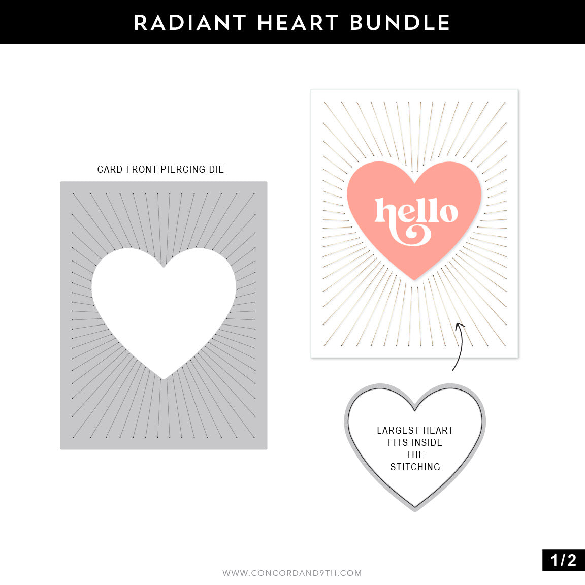 Radiant Heart Piercing Dies