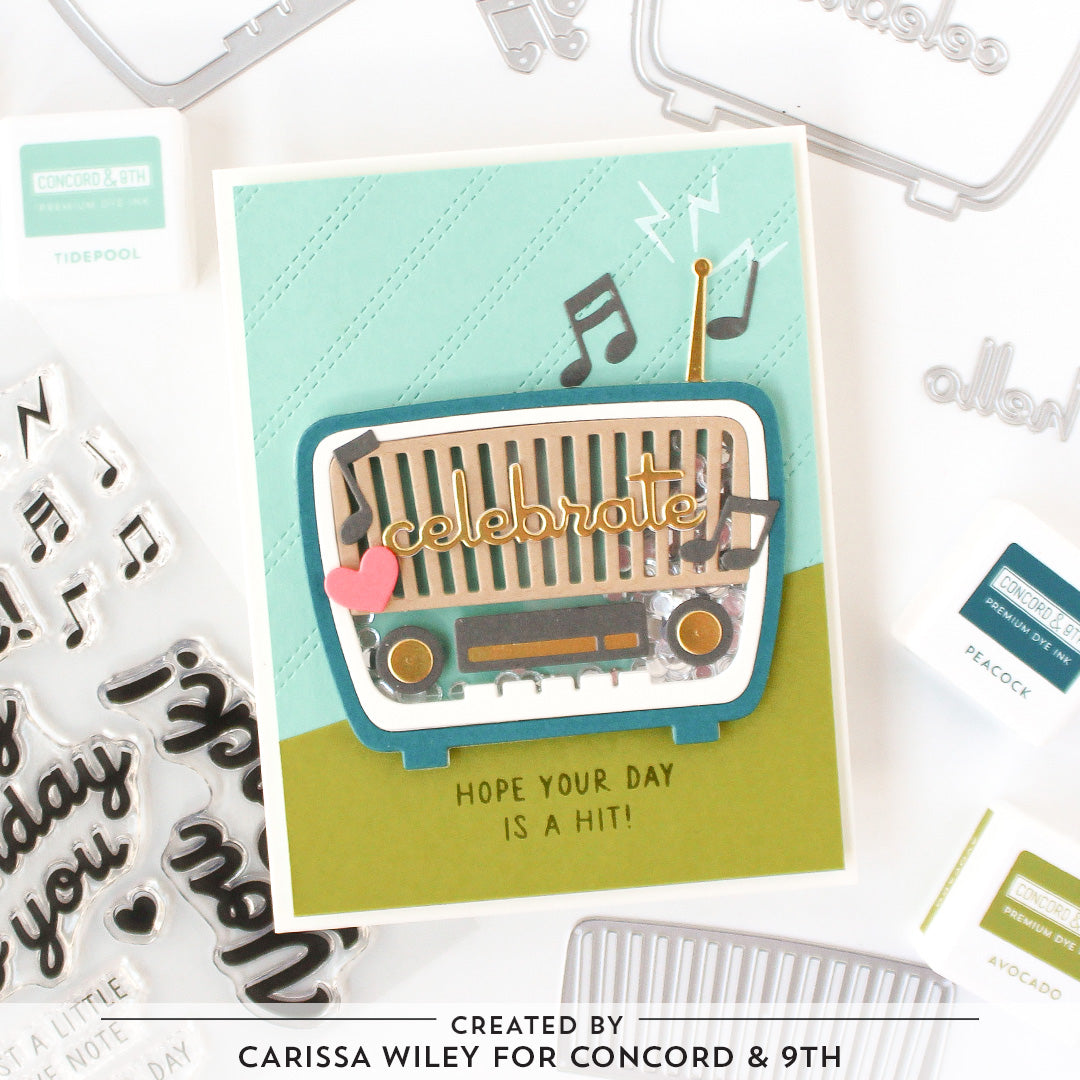 Retro Radio Stamp Set