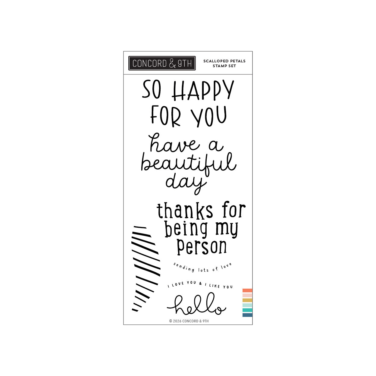 Scalloped Petals Stamp Set