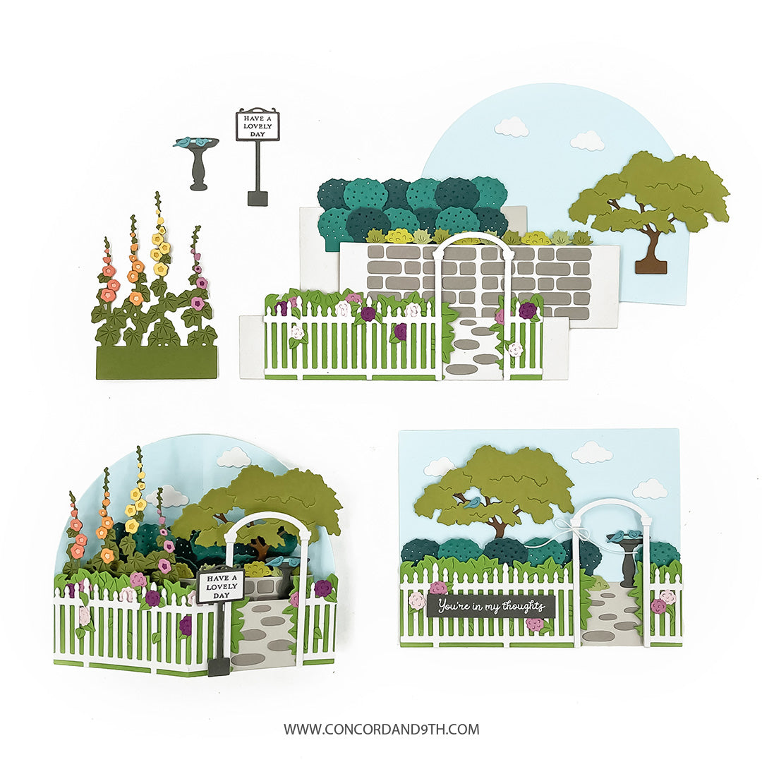 Secret Garden Stacks Stamp Set