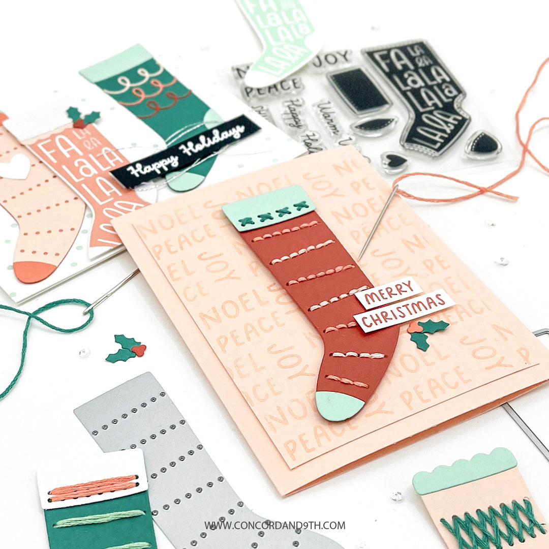 LAST CHANCE: Stocking Stamp & Stitch Bundle