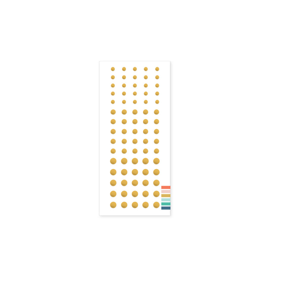 Enamel Dots: Sunflower