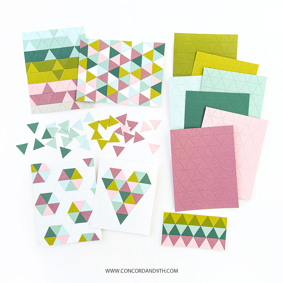Troqueles de fondo triangular