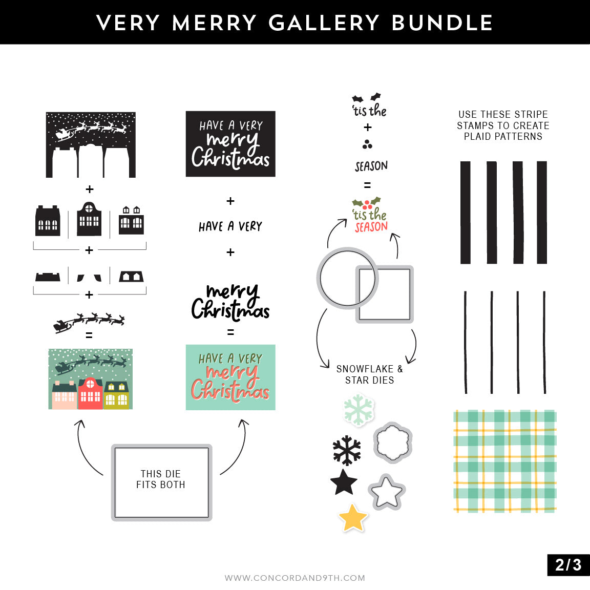 Very Merry Gallery Stamp Set