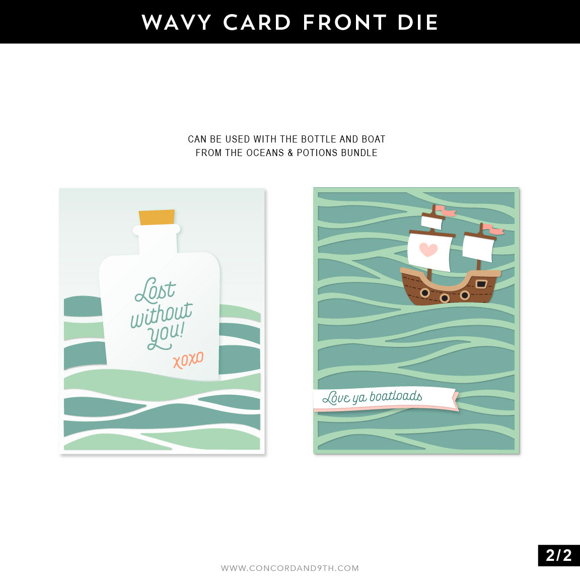 Wavy Card Front Die