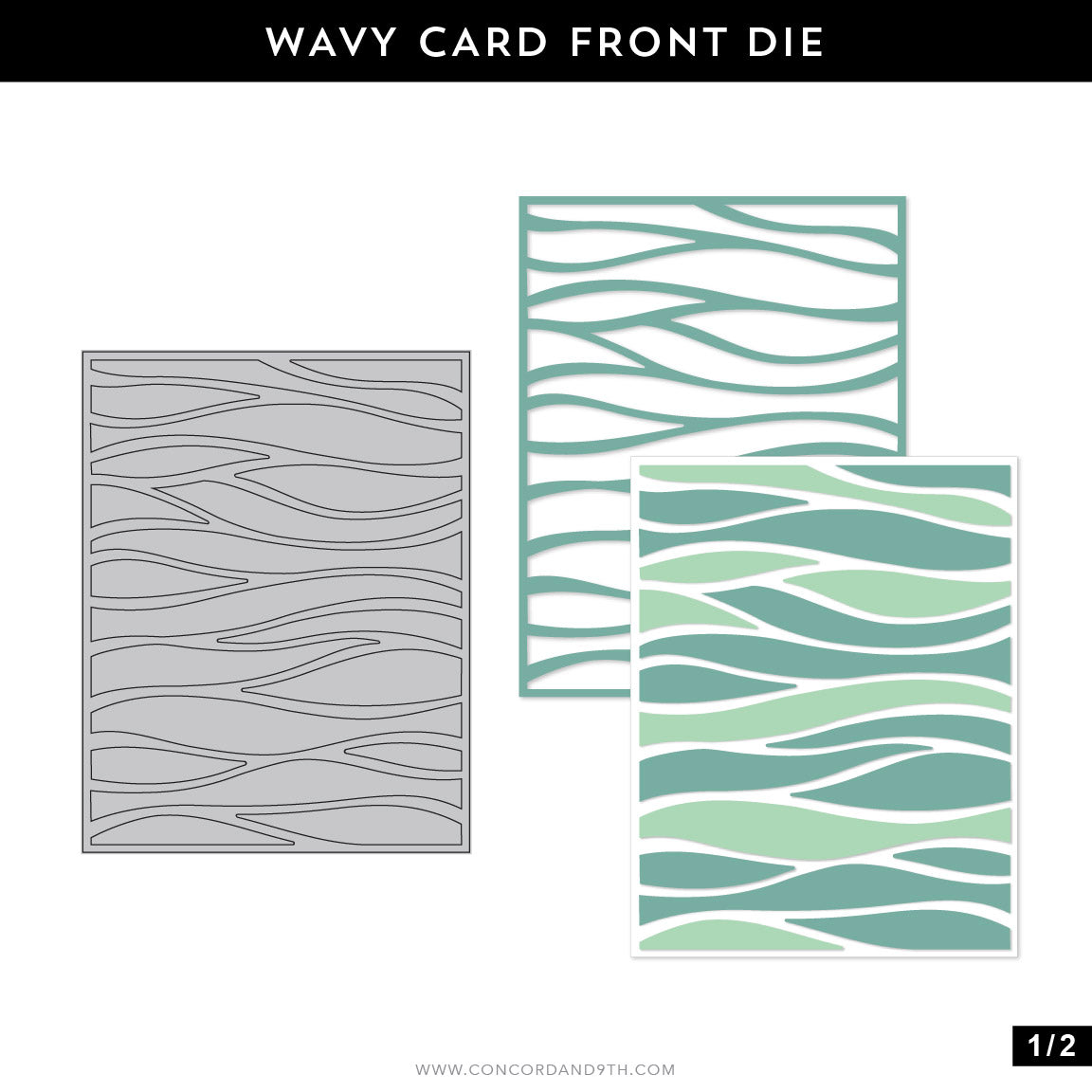 Wavy Card Front Die