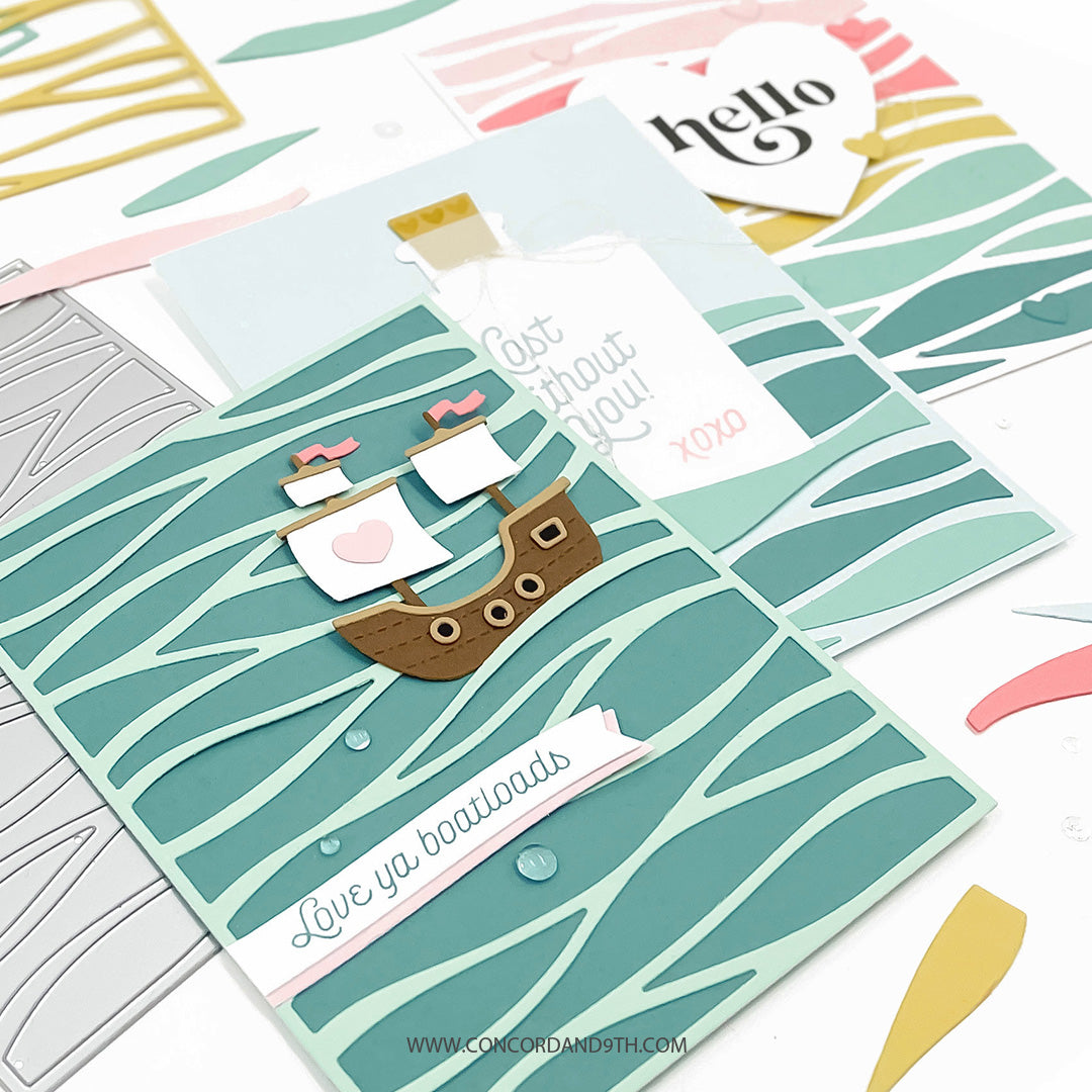 Wavy Card Front Die