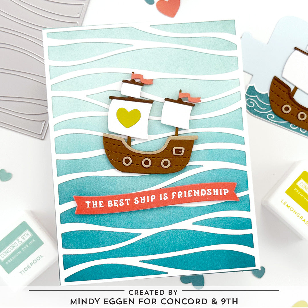 Wavy Card Front Die