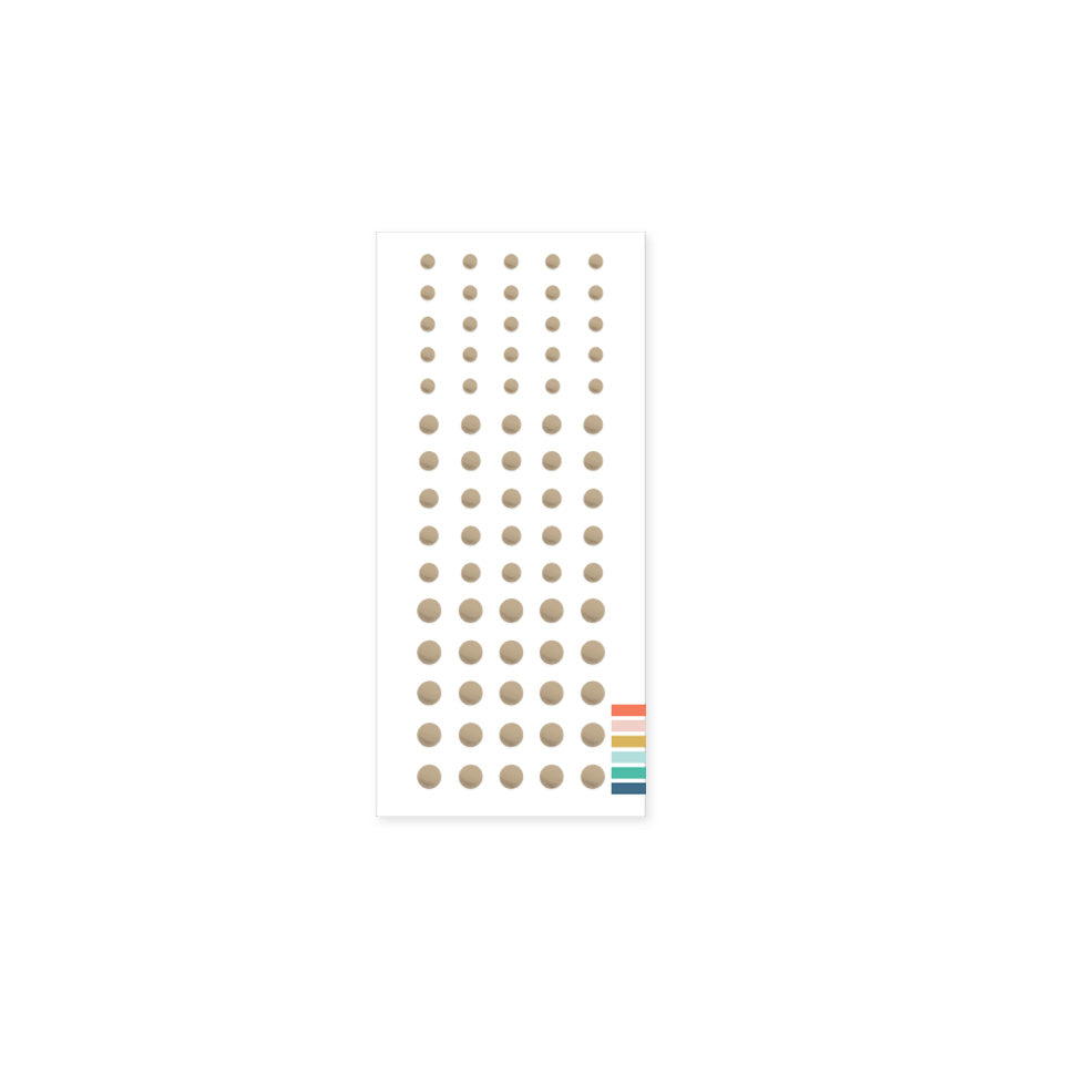 Enamel Dots: Wheat