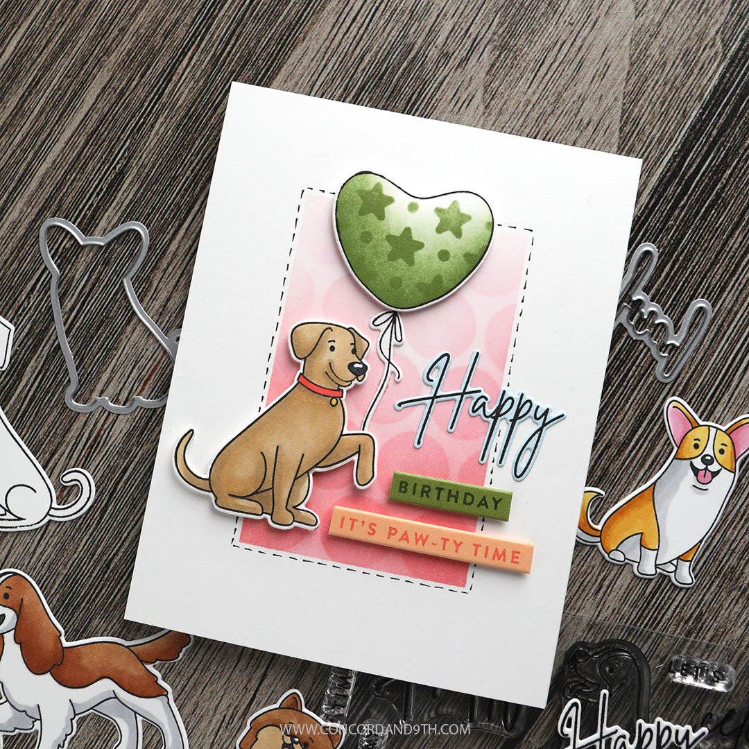 Puppy Paw-ty Stamp Set