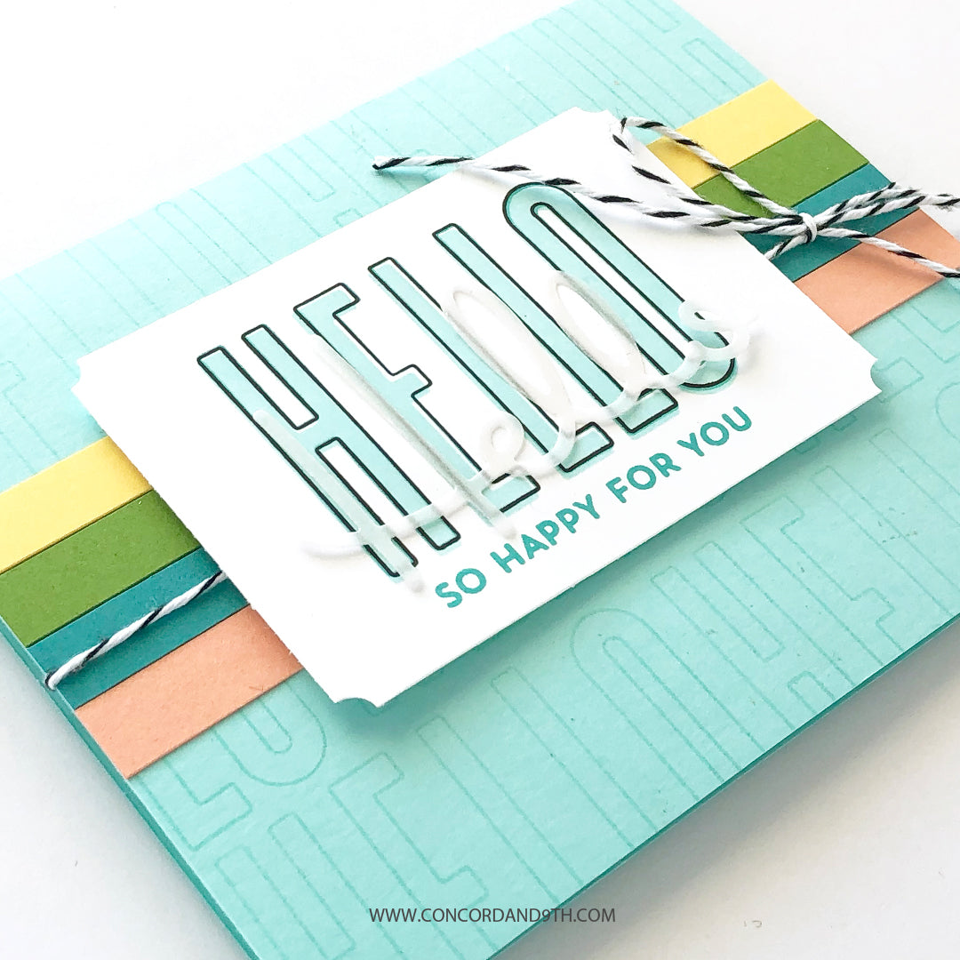 Juego de sellos All the Hellos