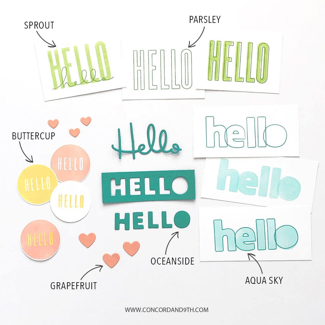 LAST CHANCE: All the Hellos Stamp Set