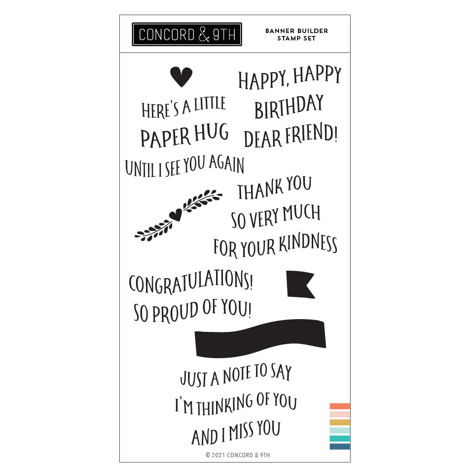 Banner Builder Stamp Set