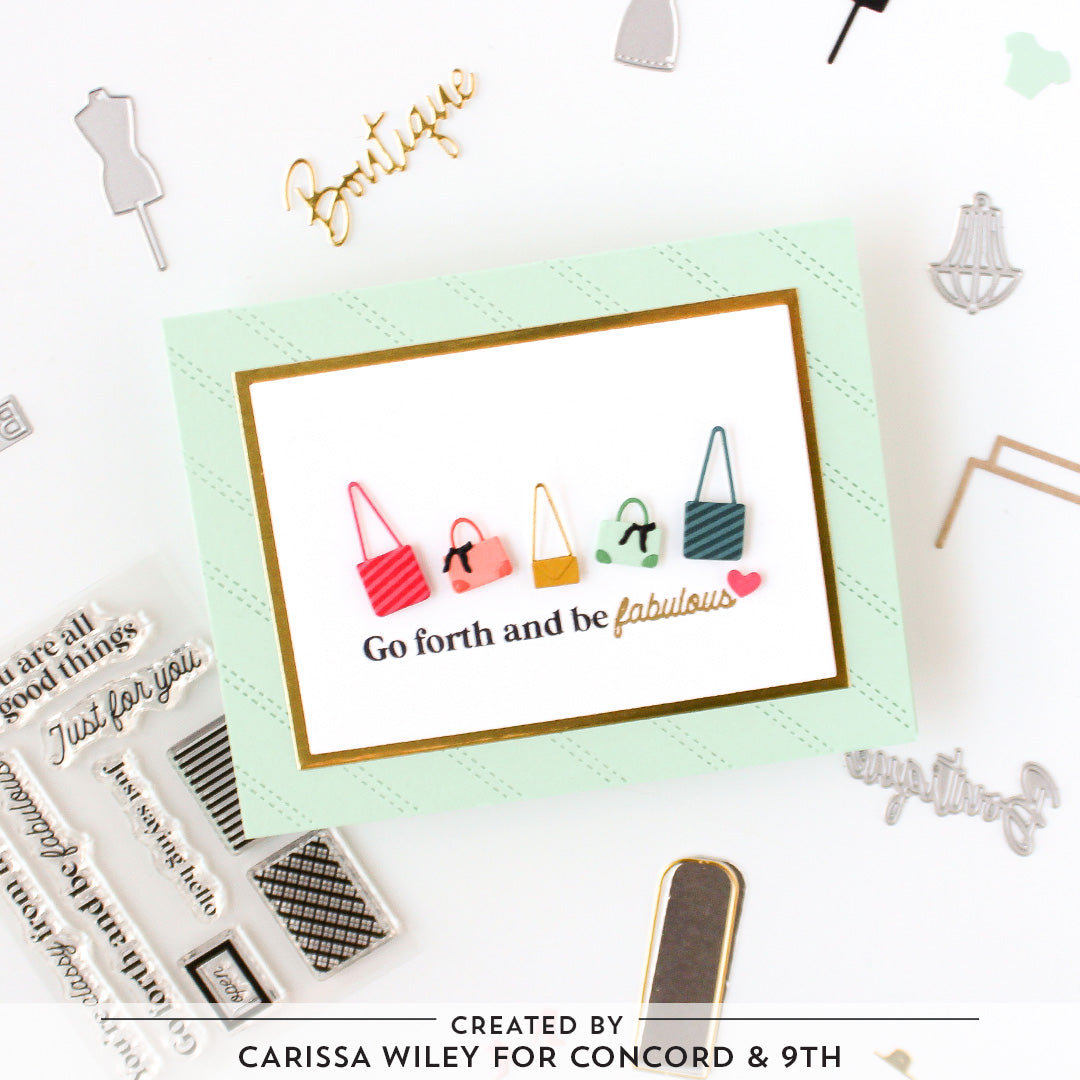 Juego de sellos de Fashion Shoppe