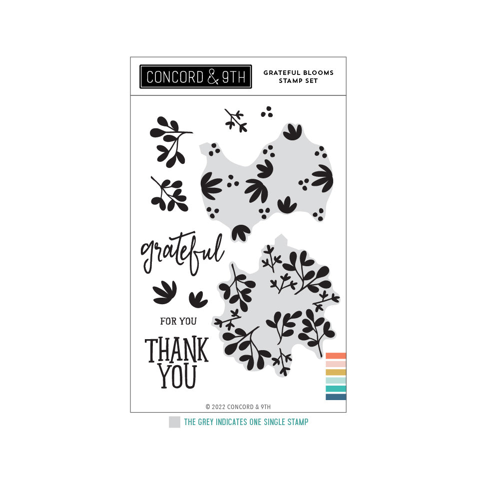 Grateful Blooms Stamp Set