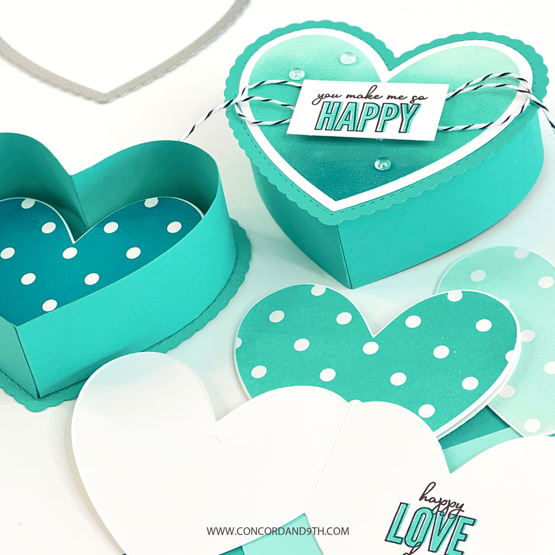 Paquete de corazón feliz