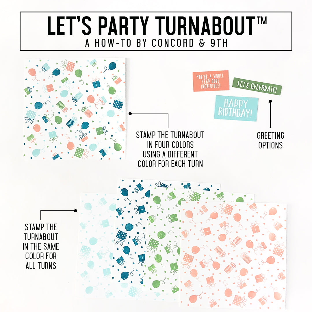 Sello Let's Party Turnabout™
