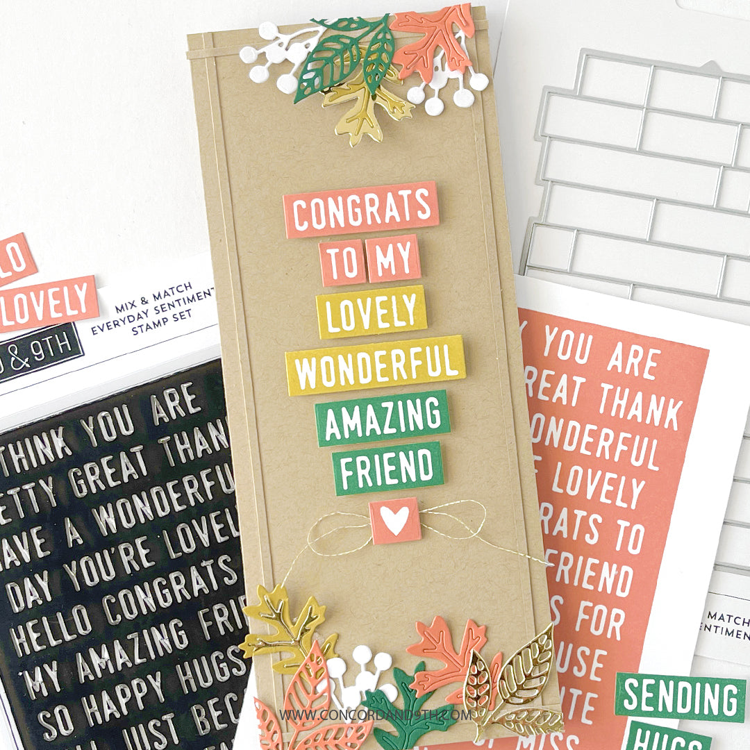 Juego de sellos Mix &amp; Match Everyday Sentiments
