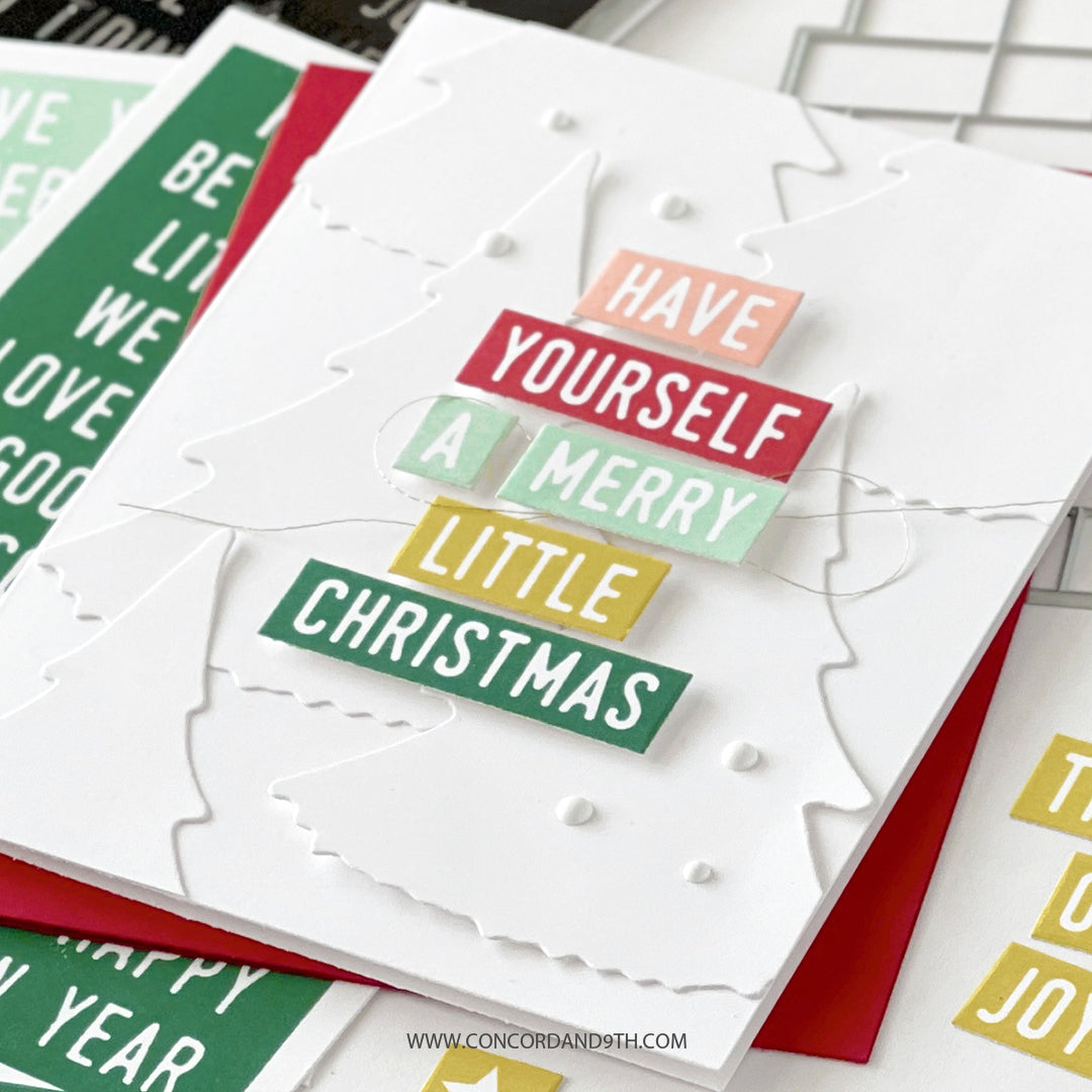 Mix & Match Holiday Sentiments Stamp Set