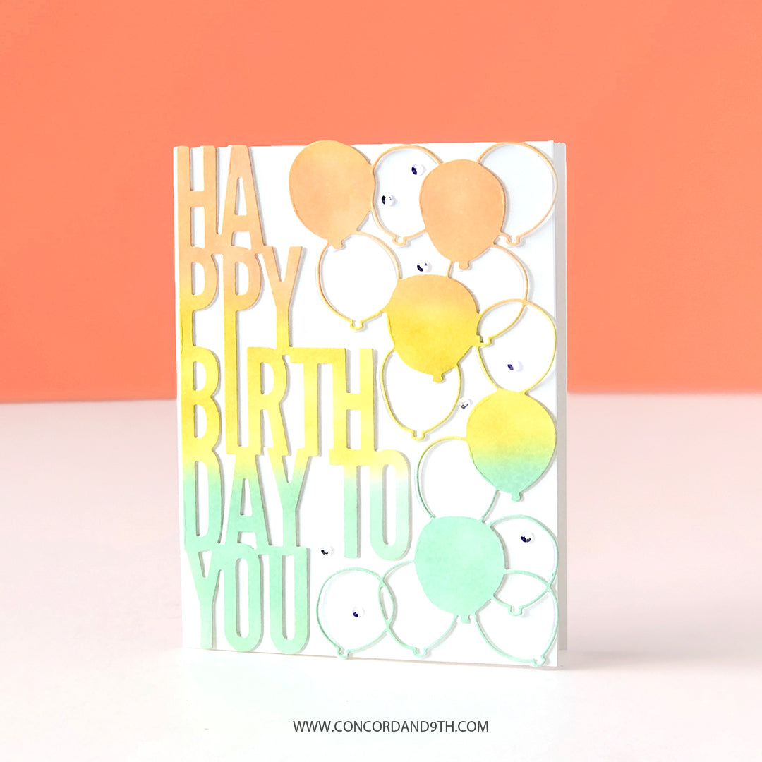 Troqueles de emparejamientos perfectos para cumpleaños
