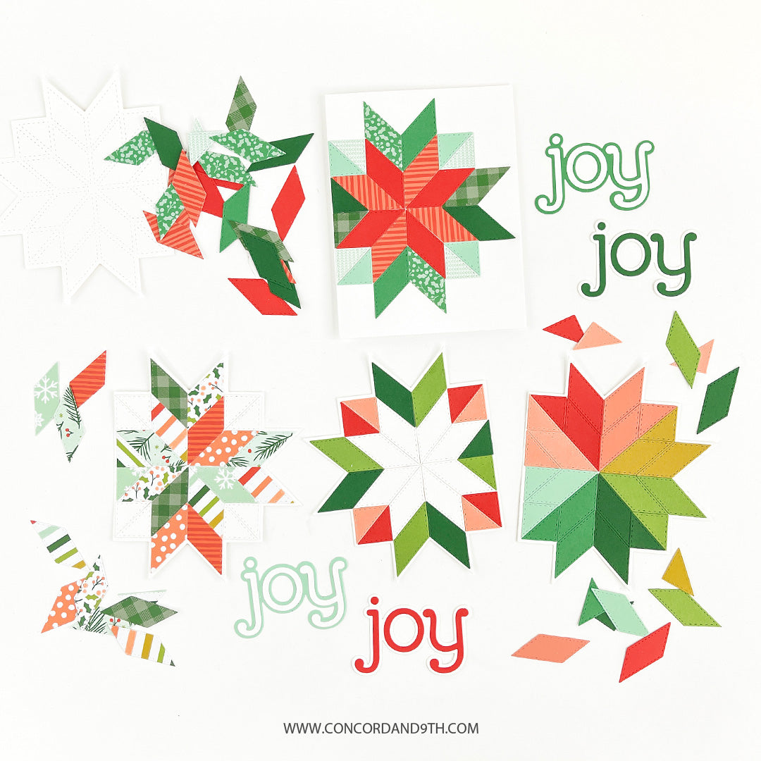 Poinsettia Quilt Top Dies