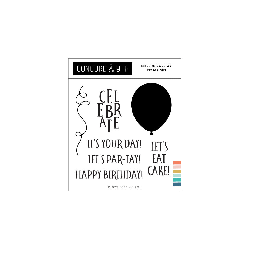 Pop-Up Par-Tay Stamp Set