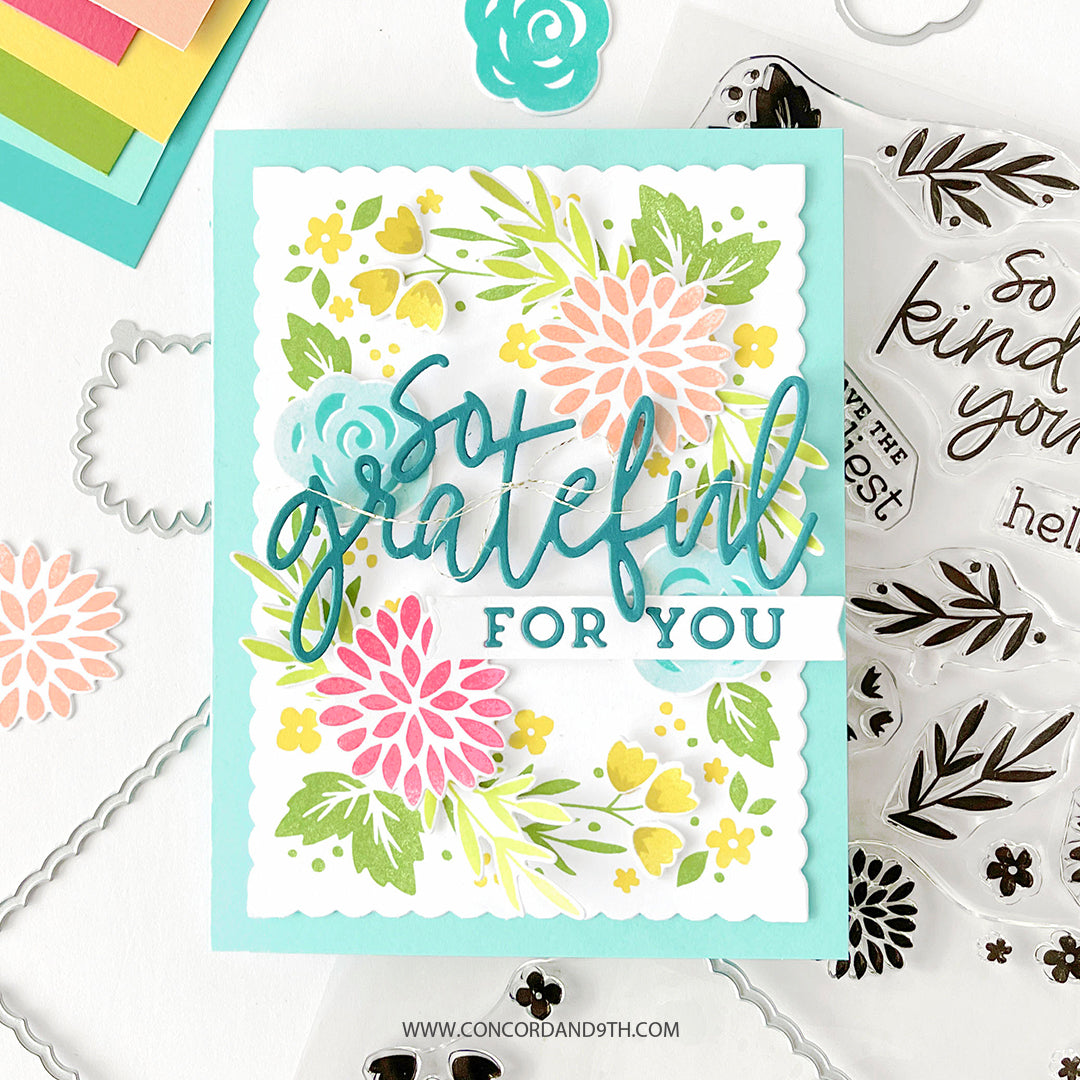 LAST CHANCE: Triple-Step Floral Frame Dies