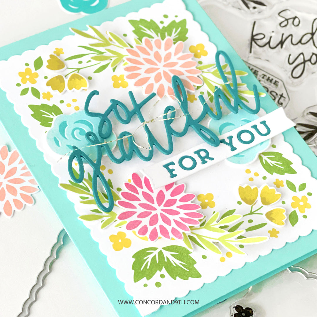LAST CHANCE: Triple-Step Floral Frame Dies