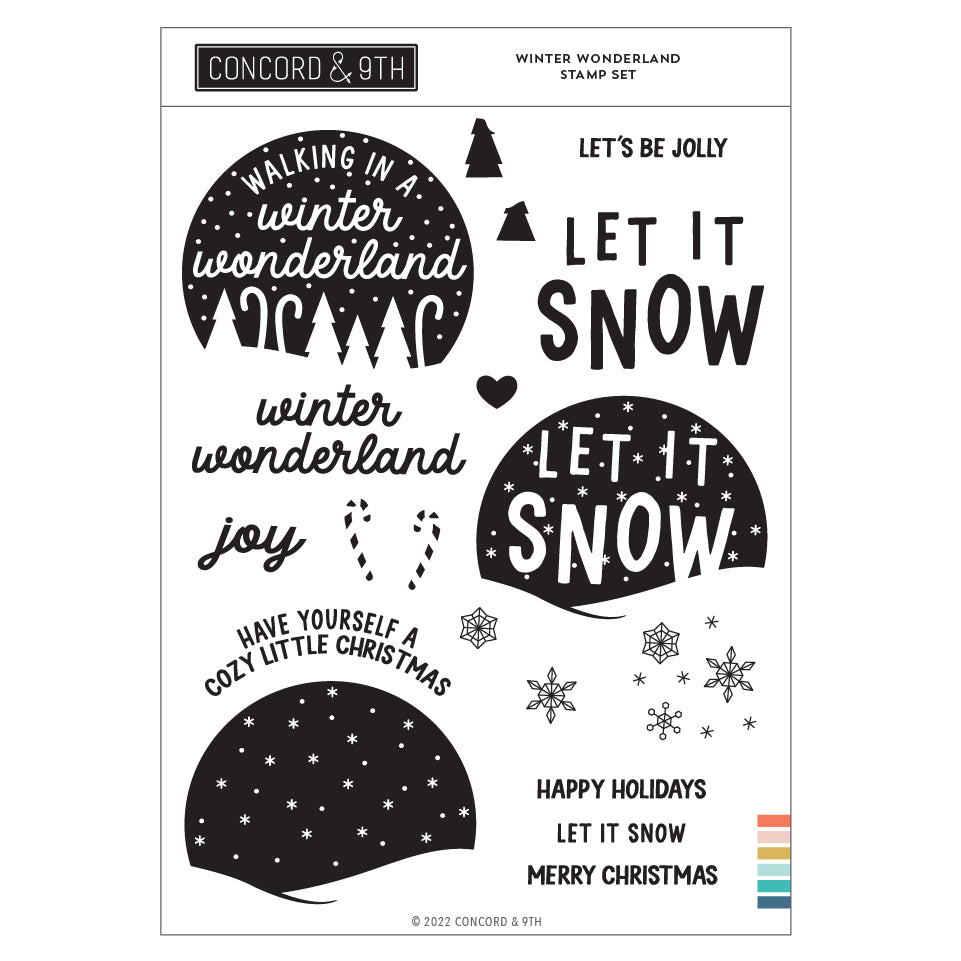 Juego de sellos Winter Wonderland