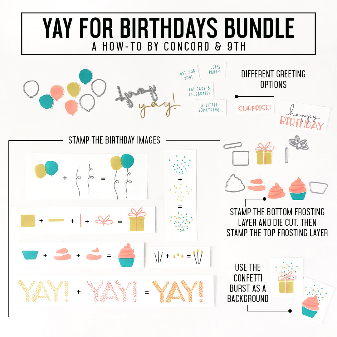 Yay por los troqueles de cumpleaños 